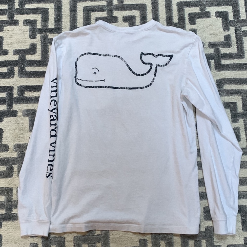Vineyard Vines long sleeved garment dyed vintage whale tee - Picture 5 of 5